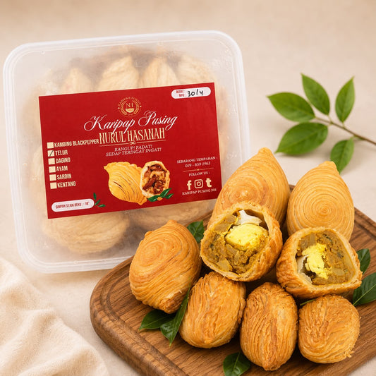 Karipap Pusing Frozen Telur
