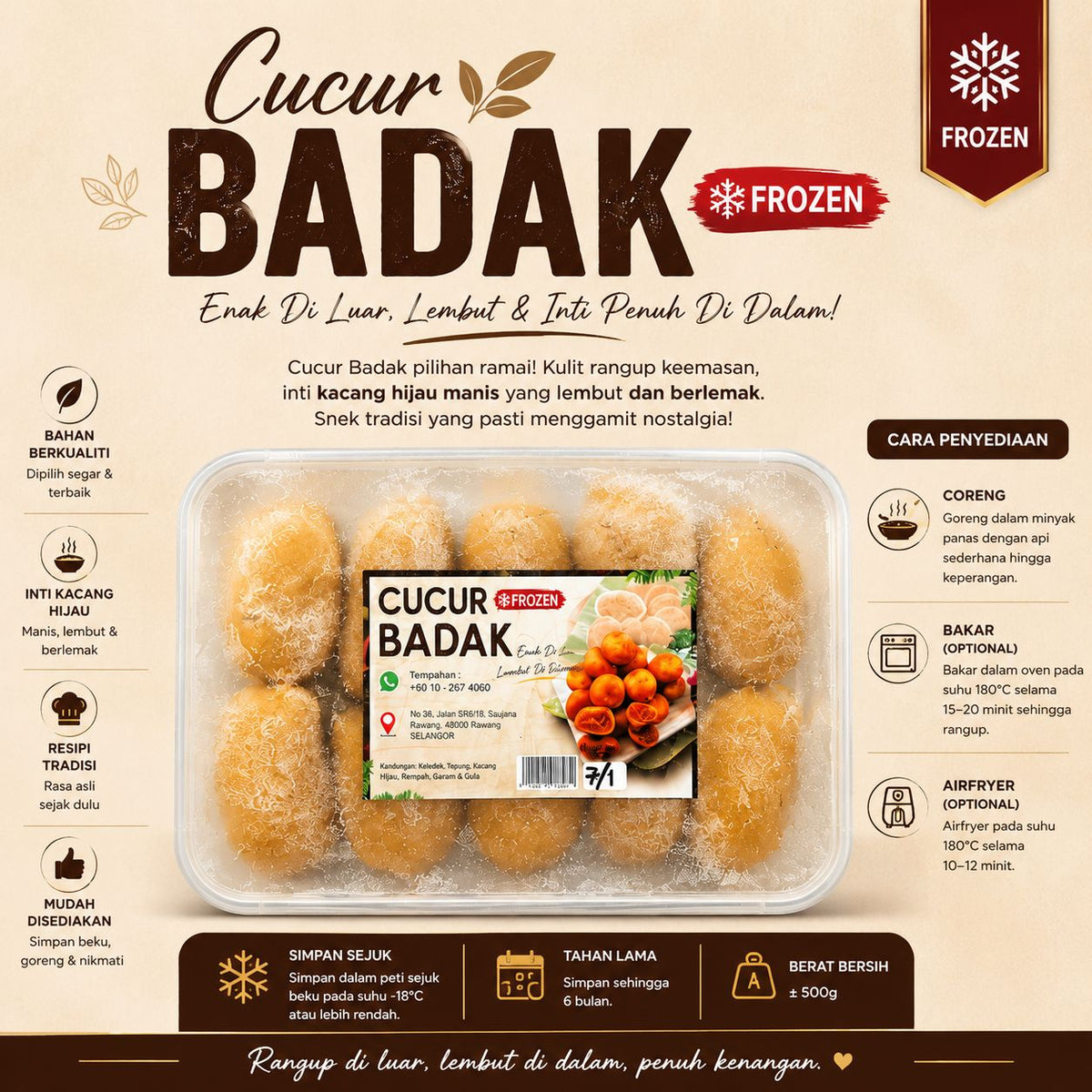 Cucur Badak - Frozen